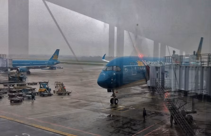 3 ngày qua, bão số 5 đã khiến 460 chuyến bay tại Việt Nam bị ảnh hưởng. Ảnh minh họa: CAA.