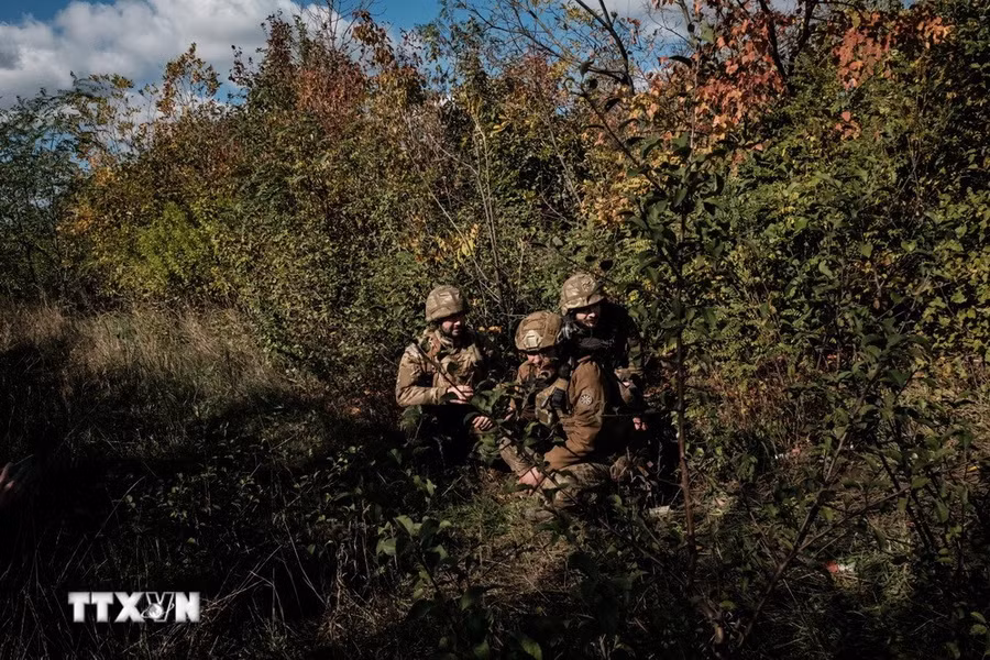 Binh sỹ Ukraine. (Ảnh: AFP/TTXVN)