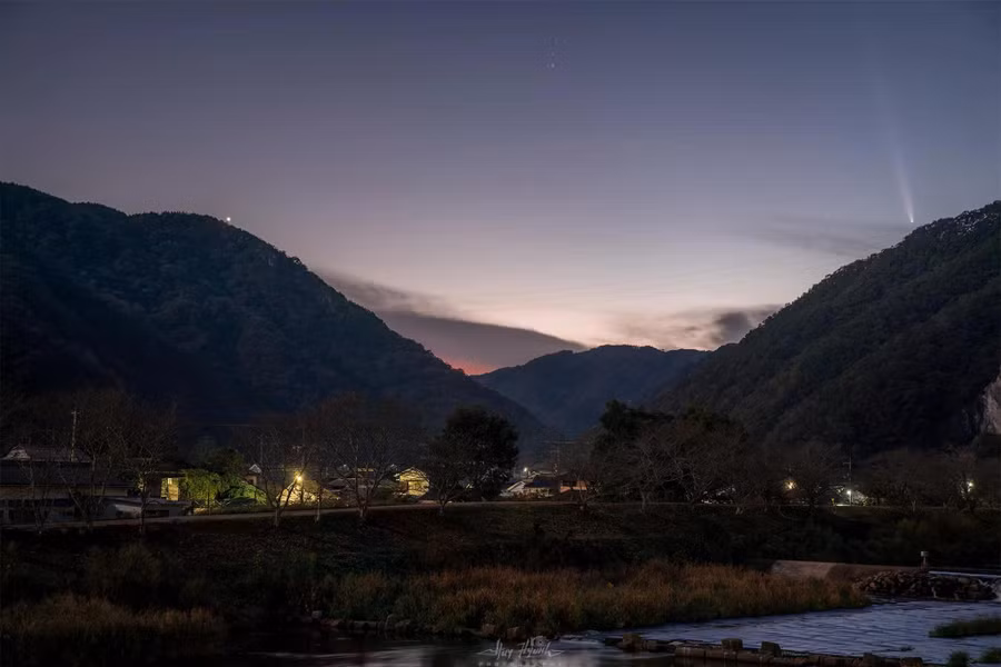 Anh Huy đã thất bại nhiều lần khi chụp sao chổi vì thời tiết không ủng hộ. ẢNH: HUY HYUNH