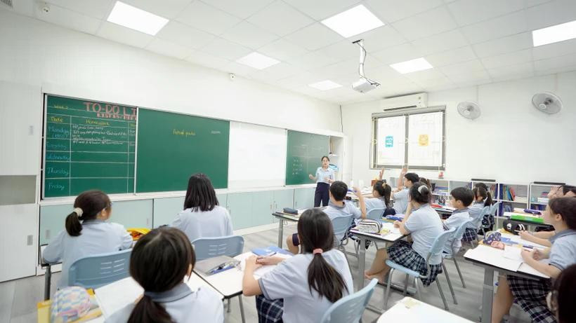 Dự thảo điều chỉnh nhiều điểm trong Luật Giáo dục. Ảnh: PV/Vietnam+ bo-gd-dt-de-xuatdd.jpg