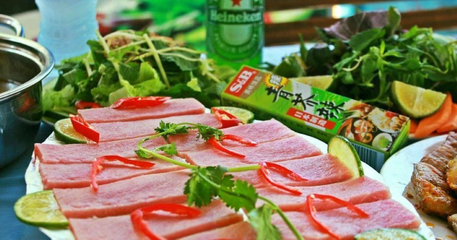 Một món ăn làm từ cá ngừ đại dương. Ảnh: phuyen tourist ca-ngu-dai-duongdd.jpg