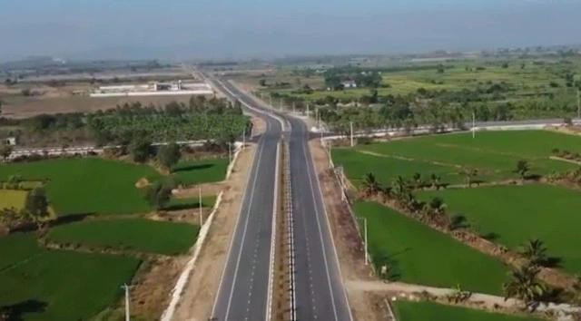 Đoạn thành phần 1, từ TT.Tân Sơn đến xã Ma Nới hoàn thành đưa vào sử dụng từ tháng 12.2023. ẢNH: CTV Đoạn thành phần 1, từ TT.Tân Sơn đến xã Ma Nới hoàn thành đưa vào sử dụng từ tháng 12.2023. ẢNH: CTV