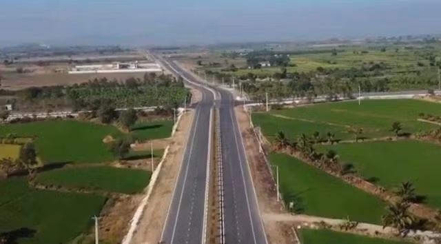 Đoạn thành phần 1, từ TT.Tân Sơn đến xã Ma Nới hoàn thành đưa vào sử dụng từ tháng 12.2023. ẢNH: CTV