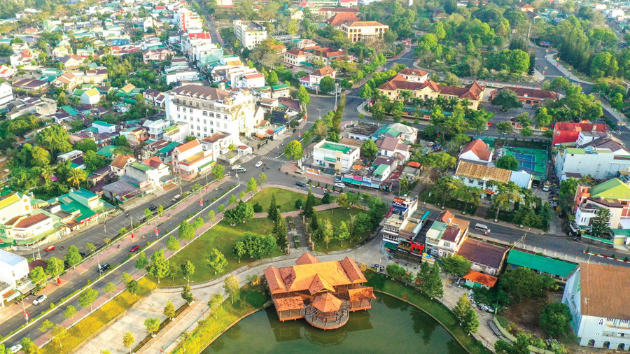 Một góc TP Bảo Lộc. Ảnh: Nguyễn Nghĩa lamdongdd.jpg