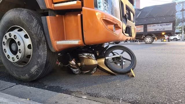 Hiện trường tai nạn.