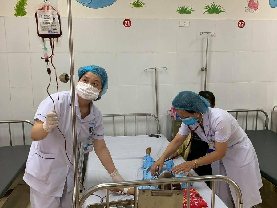Việt Nam có trên 12 triệu người mang gene bệnh tan máu bẩm sinh. Ảnh nguồn soytequangninh.gov.vn phong-tranh.jpg