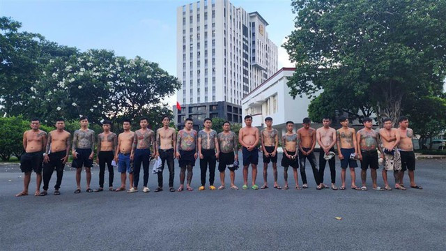 Các bị can trong vụ án. Ảnh: Bộ Công an Các bị can trong vụ án. Ảnh: Bộ Công an