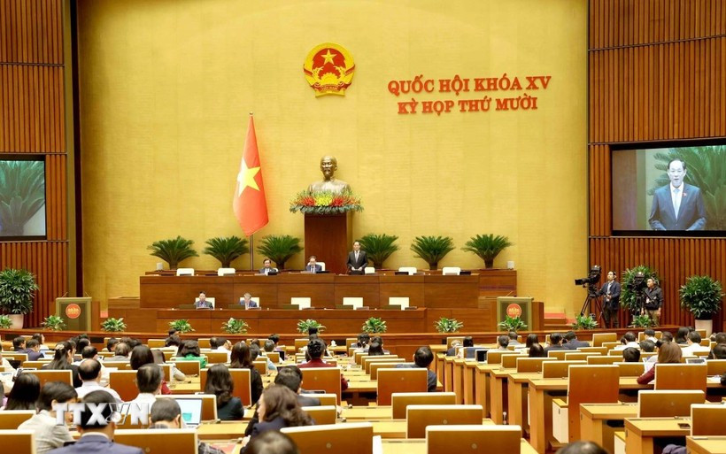 Quang cảnh phiên họp. (Ảnh: Phương Hoa/TTXVN) Quang cảnh phiên họp. (Ảnh: Phương Hoa/TTXVN)