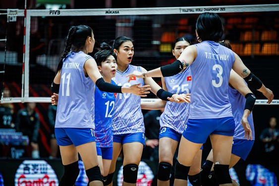 Tuyển Việt Nam nằm ở bảng B môn bóng chuyền nữ SEA Games 33 .Ảnh: FIVB Tuyển Việt Nam nằm ở bảng B môn bóng chuyền nữ SEA Games 33 .Ảnh: FIVB