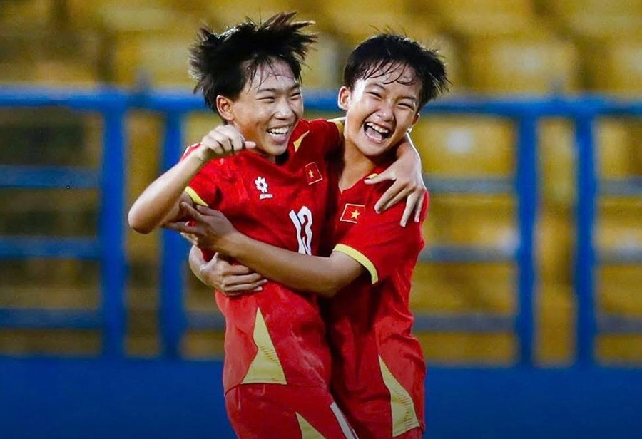 Đội U.17 Việt Nam xuất sắc giành vé dự giải U.23 châu Á. Ảnh: VFF Đội U.17 Việt Nam xuất sắc giành vé dự giải U.23 châu Á