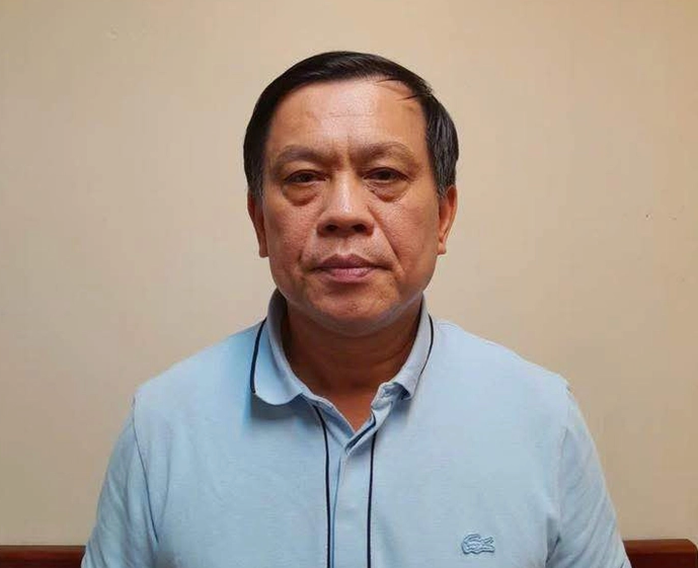 Bị can Nguyễn Bá Hoan, nguyên Thứ trưởng Bộ Lao động - Thương binh và Xã hội (bộ cũ), bị bắt trước đó. Ảnh: Bộ Công an