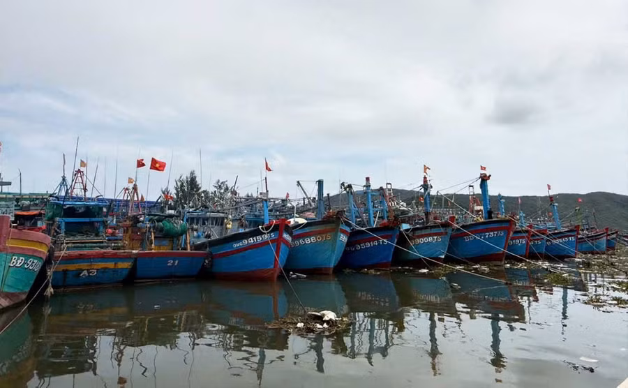 Chính phủ yêu cầu bố trí lực lượng ứng trực sẵn tại tất cả các địa bàn trọng yếu ứng phó bão số 13. Ảnh: P.V