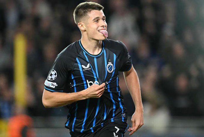 Nicolò Tresoldi mở tỉ số 1-0 cho đội chủ nhà