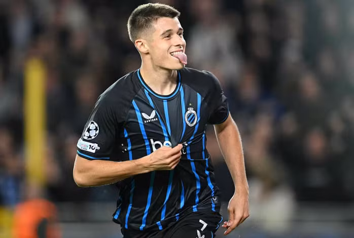 Nicolò Tresoldi mở tỉ số 1-0 cho đội chủ nhà