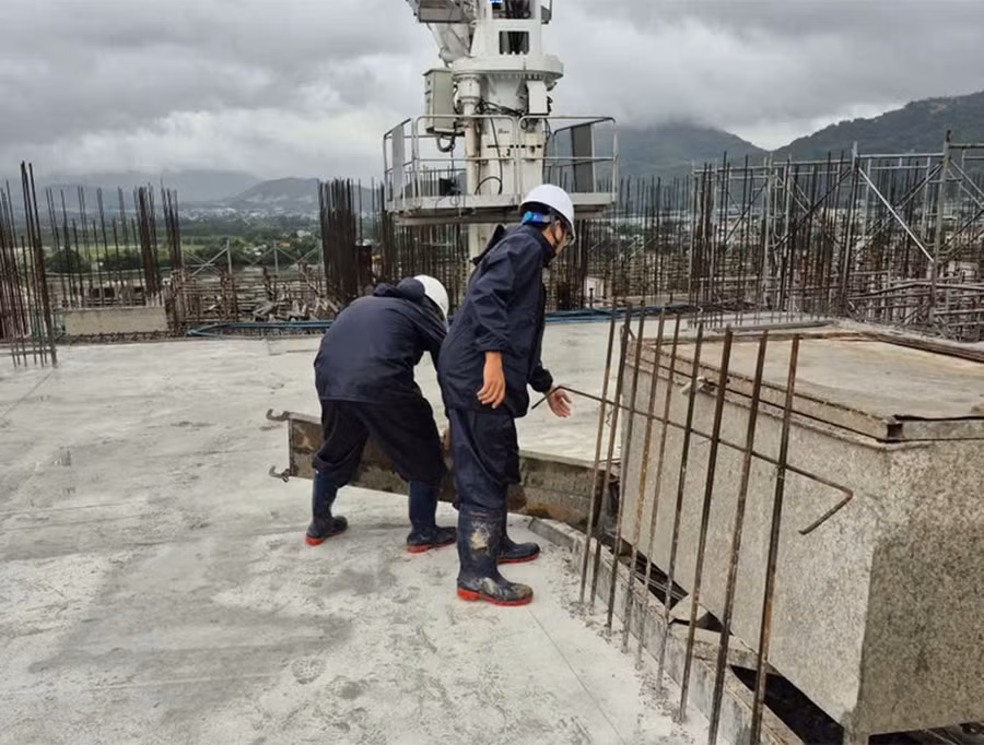 Công tác phòng chống bão của ban quản lý dự án IEC Residences Quy Nhơn