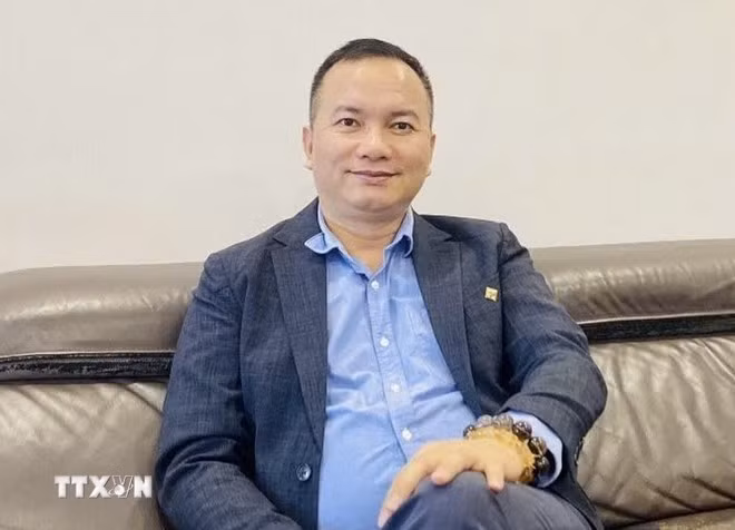 Ông Phạm Lượng, Chủ tịch Hội đồng Quản trị Công ty Cổ phần Tư vấn Công nghệ và Xây dựng ALG. (Ảnh: Tuyết Mai/TTXVN)