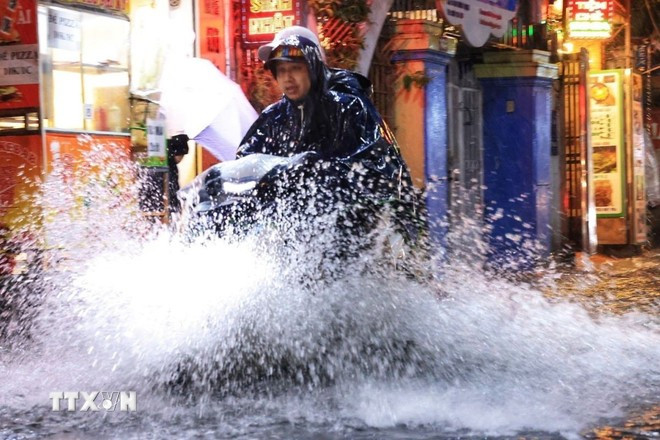 Các khu vực trên cả nước có mưa và dông. (Ảnh: Tuấn Anh/TTXVN)