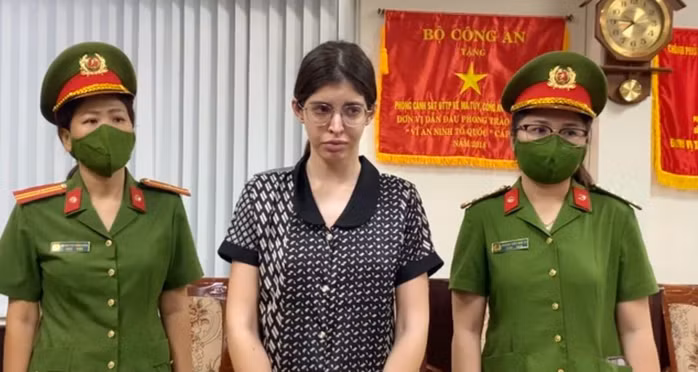 Người mẫu An Tây lúc bị bắt