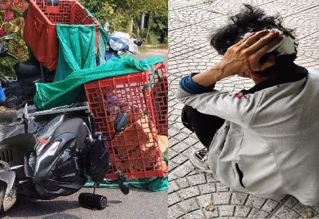 Hiện trường vụ shipper bị chém