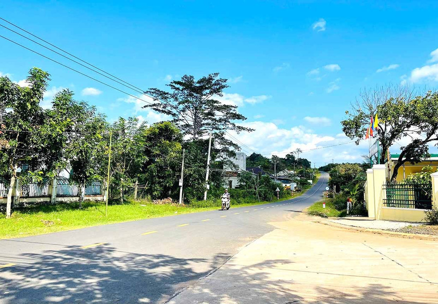 Một góc xã biên giới Ia Púch hôm nay. Ảnh: P.D