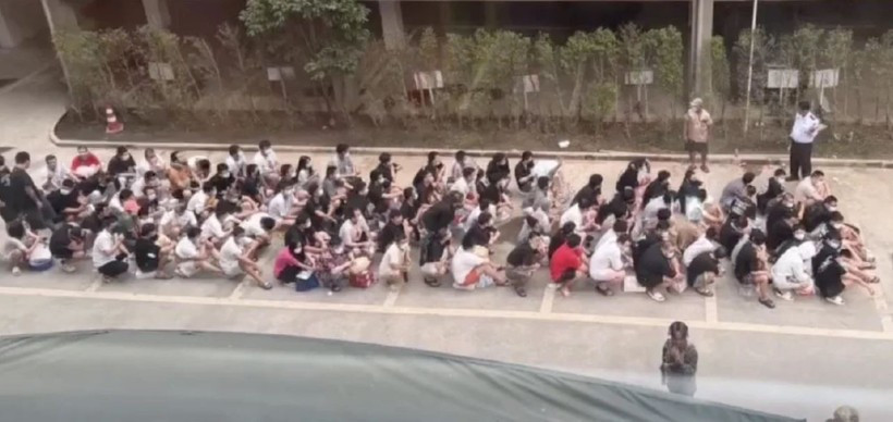 Nhiều đối tượng đã bị bắt giữ. (Ảnh: nationthailand)