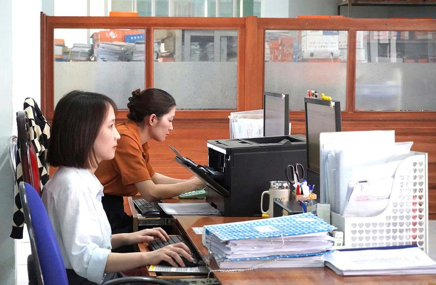 Departamentul Fiscal provincial elaborează programe de sprijin adecvate pentru fiecare grup de gospodării de afaceri pentru a realiza conversia. Foto: Son Ca nop-thue-them2.jpg