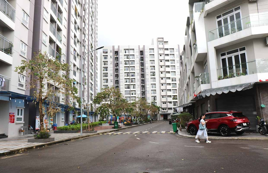 Nhờ nguồn vốn tín dụng chính sách, nhiều hộ dân đã mua được nhà ở xã hội tại chung cư Lamer, phường Quy Nhơn Nam. Ảnh: T.Sỹ