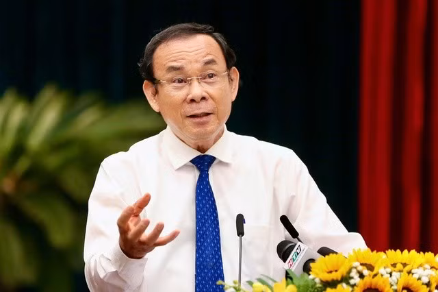 Bí thư Thành ủy TP HCM Nguyễn Văn Nên dành nhiều thời gian nói về cuộc cách mạng sắp xếp, tinh gọn bộ máy hiện nay