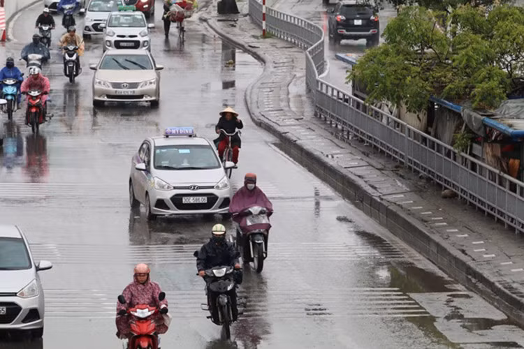 Bắc Bộ mưa dông.