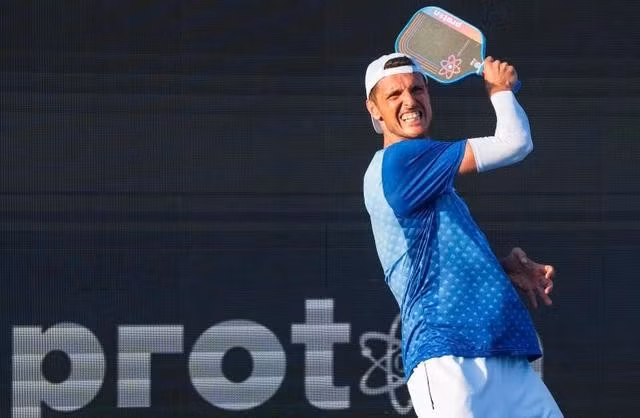 Tay vợt pickleball đánh đôi rất hay Andrei Daescu sẽ đến Việt Nam giao lưu từ 13 đến 18.4. ẢNH: BTC