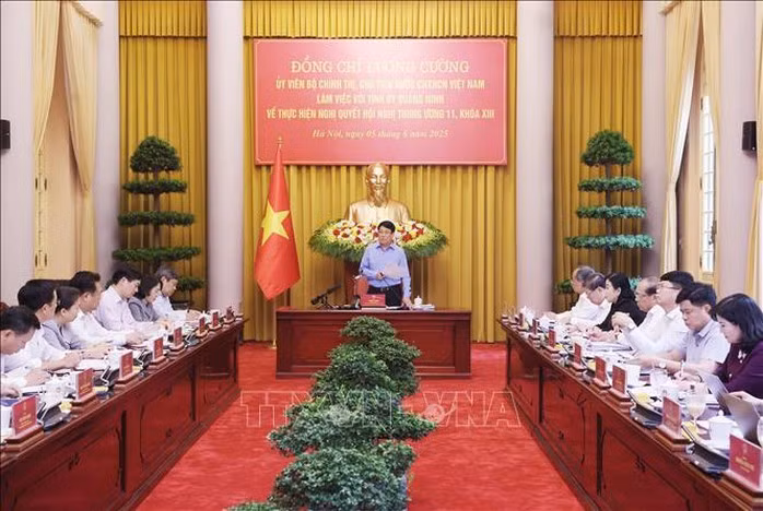 Chủ tịch nước Lương Cường phát biểu chỉ đạo. Ảnh: TTXVN