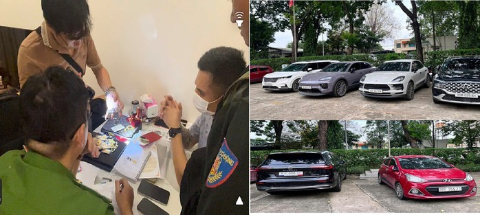 Tang vật công an thu giữ Tang vật công an thu giữ