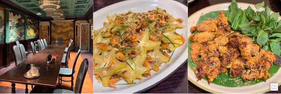 Các món ăn của Hà Thành Mansion (Hà Nội). Ảnh: Michelin Guide