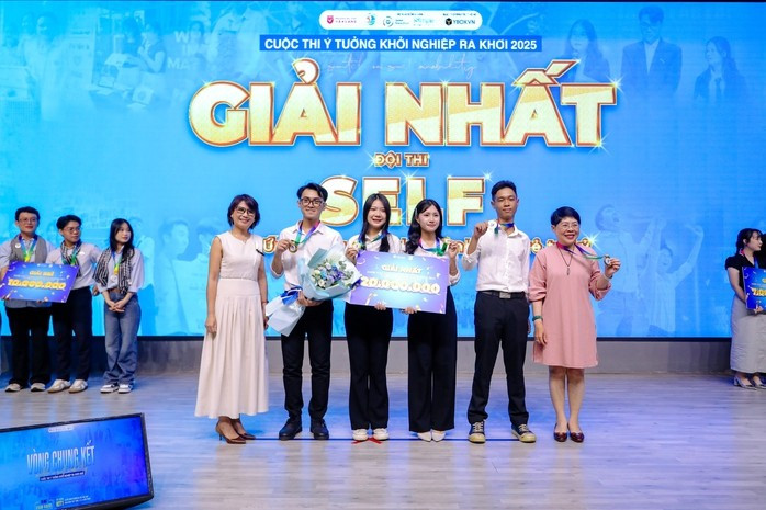 Nhóm sinh viên đoạt giải nhất với dự án khởi nghiệp liên quan đến trẻ tự kỷ Nhóm sinh viên đoạt giải nhất với dự án khởi nghiệp liên quan đến trẻ tự kỷ