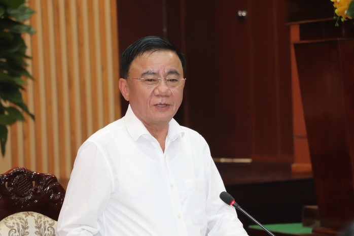 Thường trực Ban Bí thư Trần Cẩm Tú phát biểu Thường trực Ban Bí thư Trần Cẩm Tú phát biểu