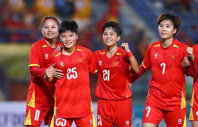 Đội tuyển nữ Việt Nam hướng tới mục tiêu tốp 5 châu Á. ẢNH: MINH TÚ Đội tuyển nữ Việt Nam hướng tới mục tiêu tốp 5 châu Á. ẢNH: MINH TÚ