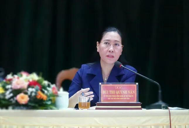 Bí thư Tỉnh ủy Quảng Ngãi Bùi thị Quỳnh Vân. ndd.jpg