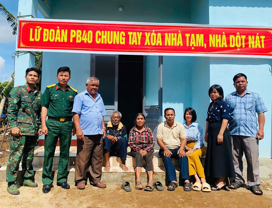 Xã Adơk (huyện Đak Đoa) đã hoàn thành xây dựng và sửa chữa 64/89 nhà ở cho người dân. Ảnh: P.D 1a-2030.jpg