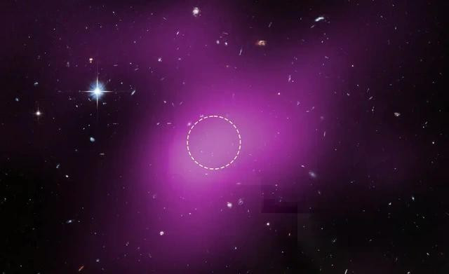 Cloud-9 cách trái đất 14 triệu năm ánh sáng. Vòng tròn là nơi các nhà nghiên cứu tìm kiếm sao