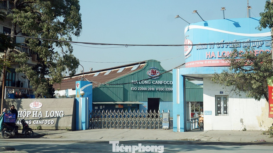 Trụ sở Công ty CP đồ hộp Hạ Long trên phố Lê Lai, TP Hải Phòng.