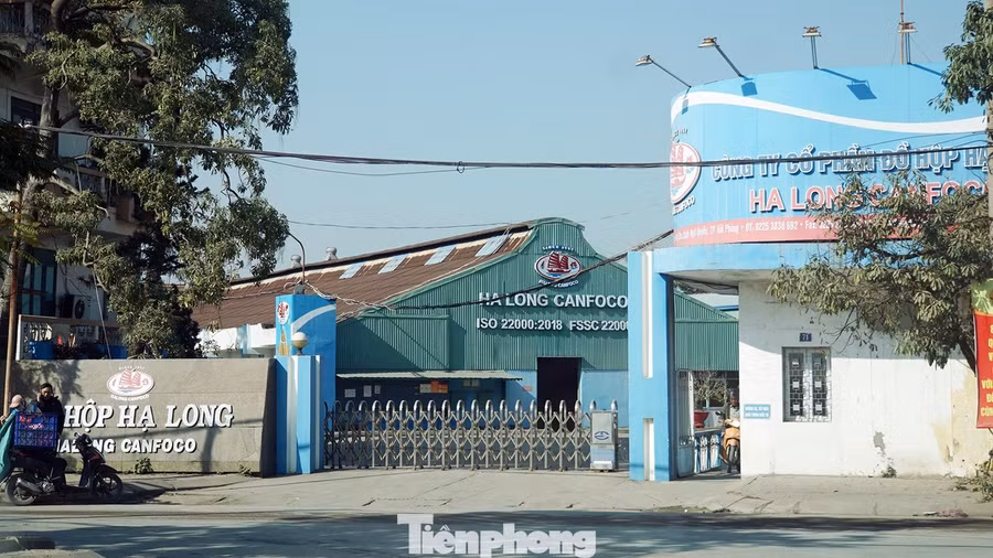 Trụ sở Công ty CP đồ hộp Hạ Long trên phố Lê Lai, TP Hải Phòng.