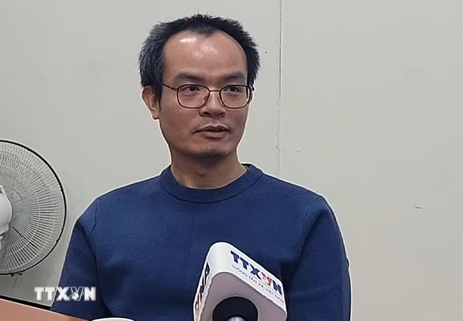 Giáo sư Đào Như Ngọc, Khoa Kỹ thuật máy tính, bày tỏ tin tưởng với tinh thần quyết liệt của Đảng, Nhà nước cùng sức mạnh dân tộc, Việt Nam hoàn toàn có thể hoàn thành mục tiêu 2045, thậm chí trước thời hạn đề ra. (Ảnh: Trường Giang/TTXVN)