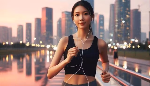 Đi bộ mang lại nhiều lợi ích cho sức khỏe và mọi người có thể đi bộ vào bất kỳ thời điểm nào trong ngày để gặt hái lợi ích. Ảnh: AI