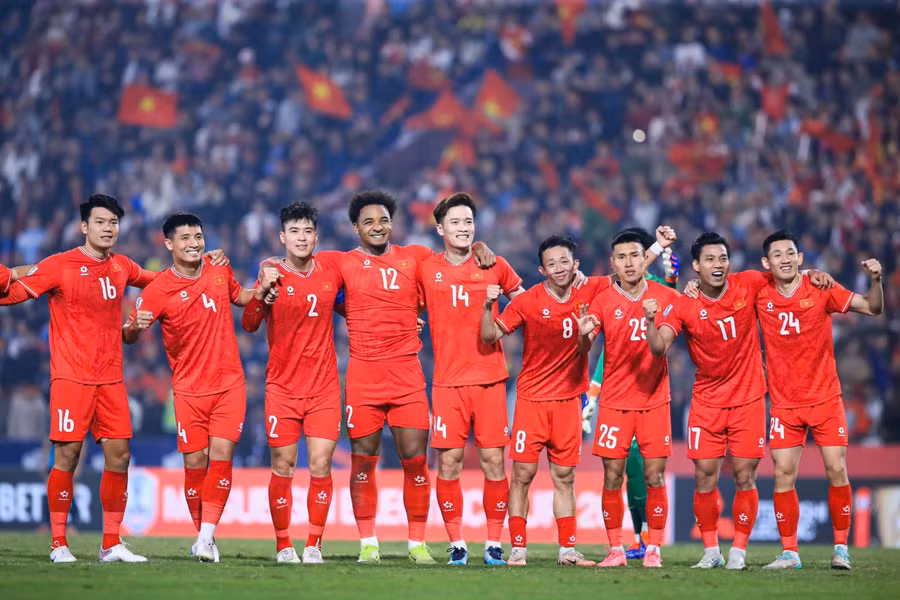 Đội tuyển Việt Nam đứng trước cơ hội có lần đầu tiên đánh bại Malaysia tại "chảo lửa" Bukit Jalil. ẢNH: NGỌC LINH