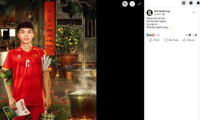 Hình ảnh Lê Phát do FIFA World Cup đăng tải