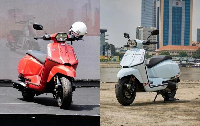 So với 'đàn em' Lambretta X125, X300 không khác biệt nhiều ở thiết kế, nhưng sở hữu trang bị cao cấp hơn. ẢNH: C.T