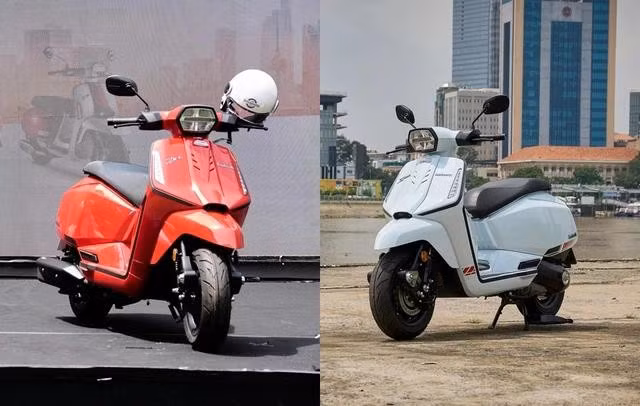 So với 'đàn em' Lambretta X125, X300 không khác biệt nhiều ở thiết kế, nhưng sở hữu trang bị cao cấp hơn. ẢNH: C.T