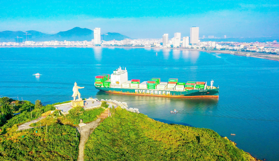 Có hệ thống cảng biển hoàn chỉnh, năng lực tốt là lợi thế rất lớn để Gia Lai thúc đẩy phát triển kinh tế - xã hội bền vững. Ảnh: Nguyễn Dũng