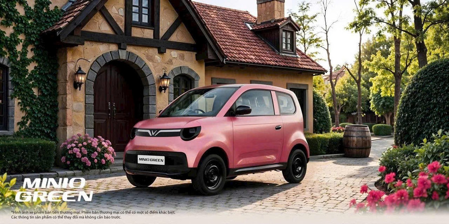 Dòng xe điện nhỏ Minio Green của VinFast.