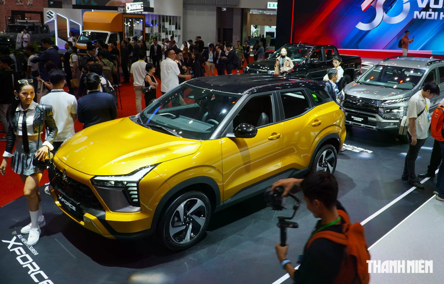 Mitsubishi Xforce gây bất ngờ với màn 'lội ngược dòng' ngoạn mục trước Toyota Yaris Cross trong cuộc đua doanh số. ẢNH: ĐÌNH TUYÊN